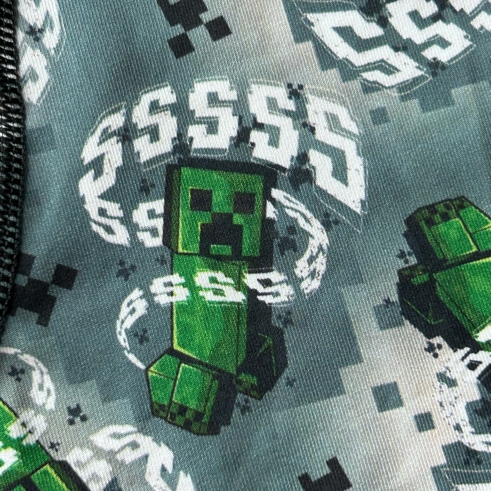 NEW! Minecraft 2 Pair Athletic Boxer Briefs Underwear Creeper & Ender Dragon 10 - Picture 12 of 15